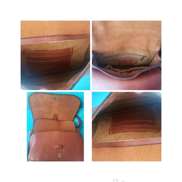 Patricia Nash Leather Patched Work Dante  Bag - Picture 10 of 16